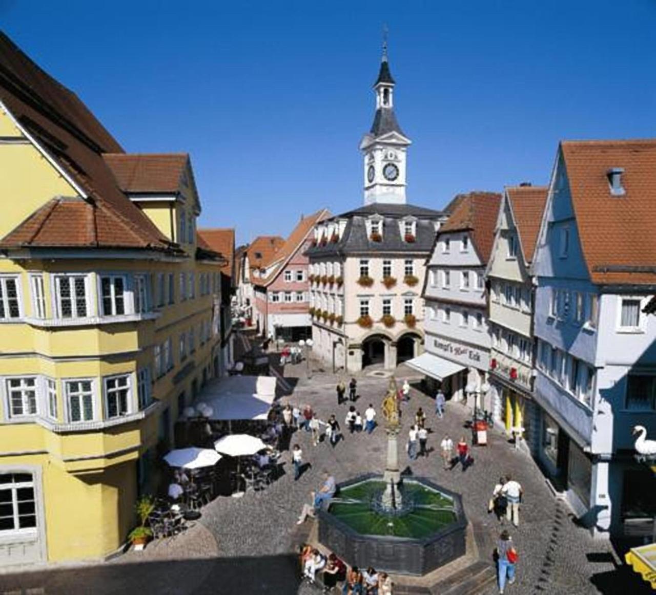 Hotel Zum Weissen Ochsen Aalen Dış mekan fotoğraf